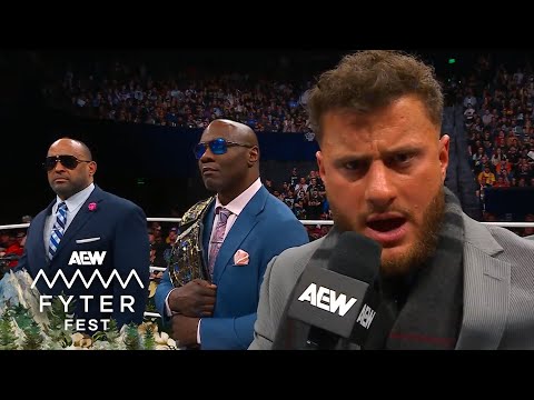 MJF and The Hurt Syndicate issue a challenge, only to be interrupted | AEW Fyter Fest, 6/4/25