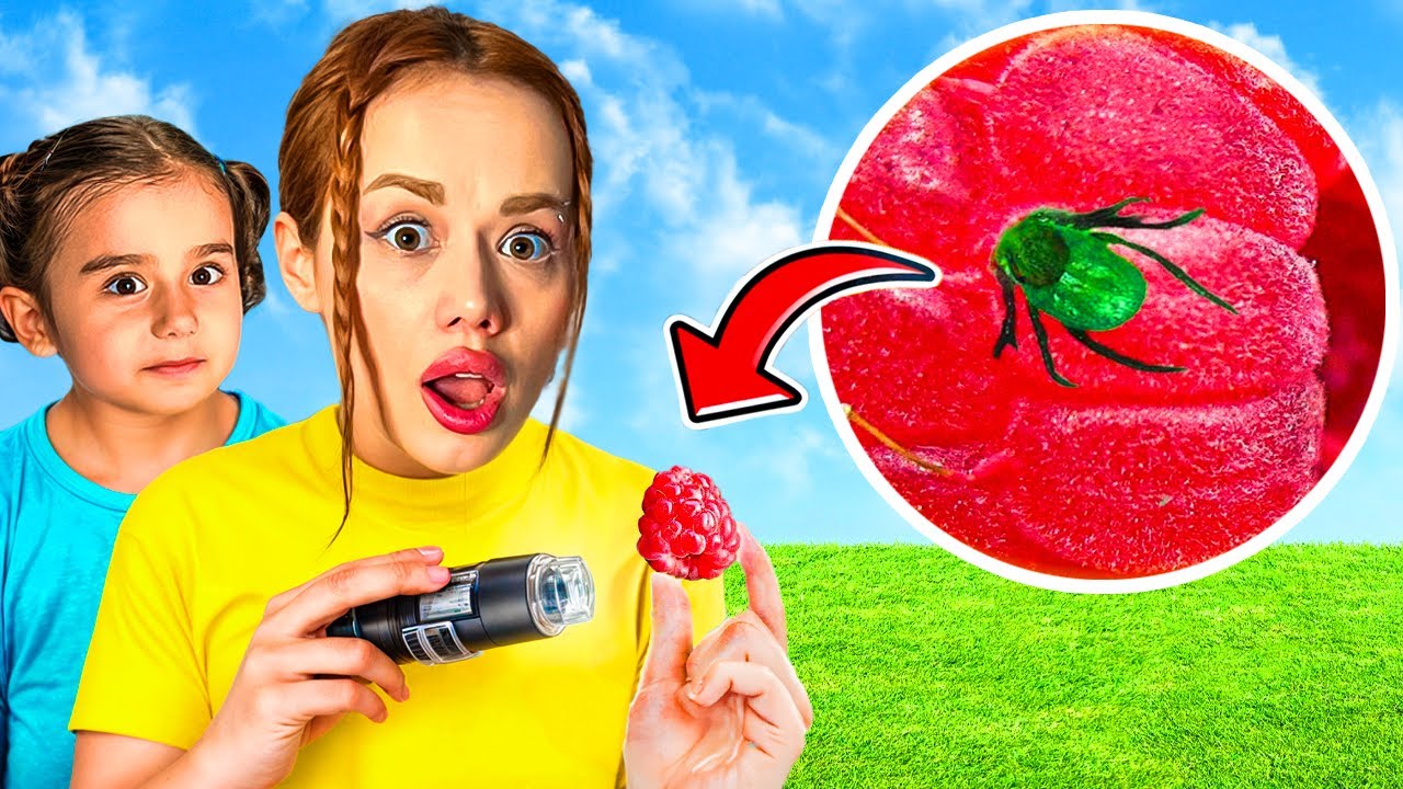 MİKROSKOP İLE HER ŞEYE EN YAKINDAN BAKTIK *Şok Olacaksınız* Gamze Karta | Öykü Karta