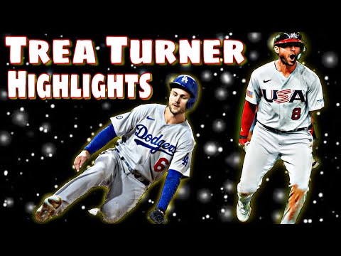 MLB Trea Turner Smooth Highlights