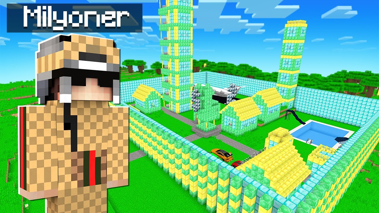 MİLYONER DEADPİES KÖYÜ 😱 - Minecraft