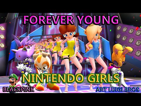 MMD - FOREVER YOUNG (BLACKPINK) - Nintendo Girls