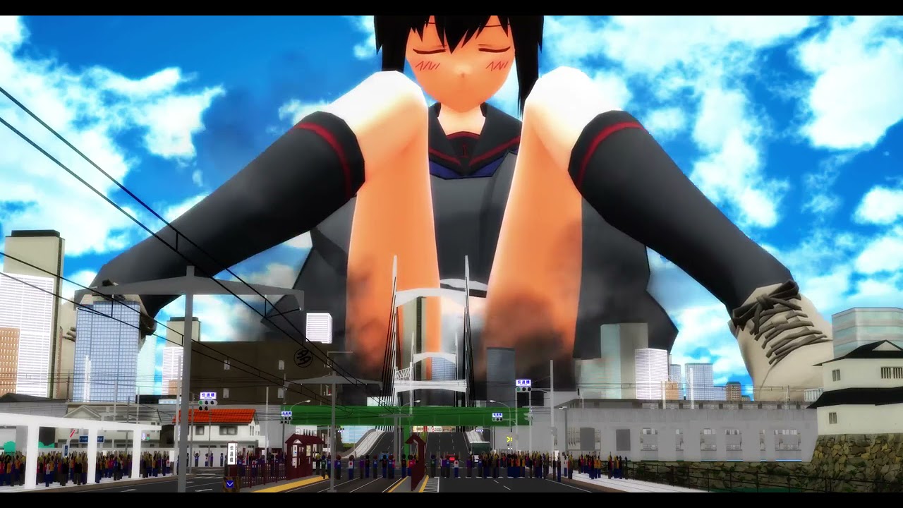 Mmd giantess | Girl grow