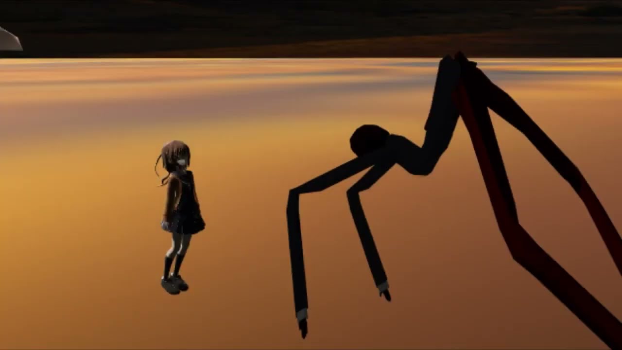 MMD Giantess El aterrador y misterioso DARK SCARY HUMANOID