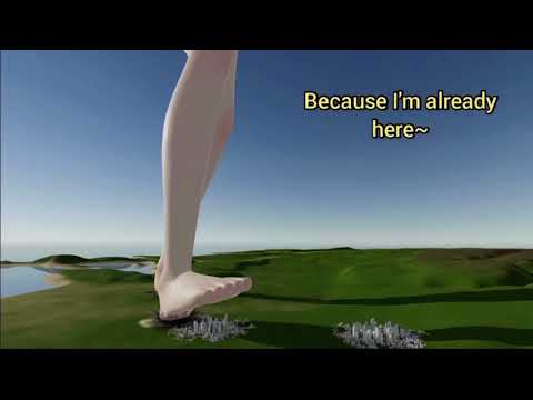 MMD Giantess Rin Bumps Into Gumi - Part 17