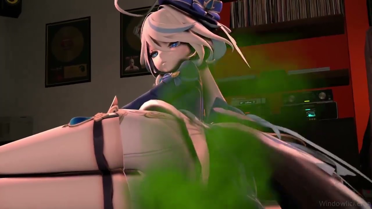 [mmd girl fart] animation furina fart on yor pov