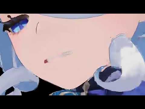 [mmd girl fart] Animation Furina farting on you