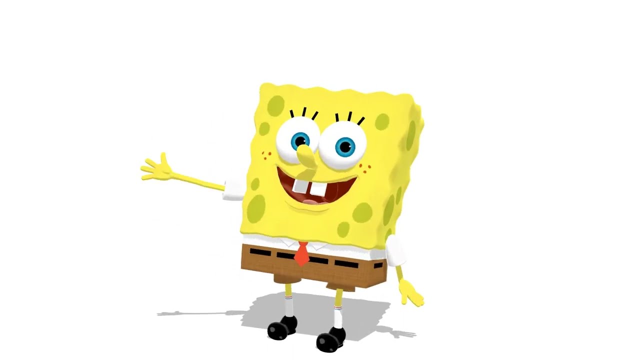 MMD Spongebob wave