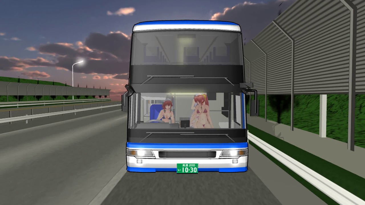 MMD　everybody  〔sakuya.meiling.haku〕sexy bikini /aeroking bus