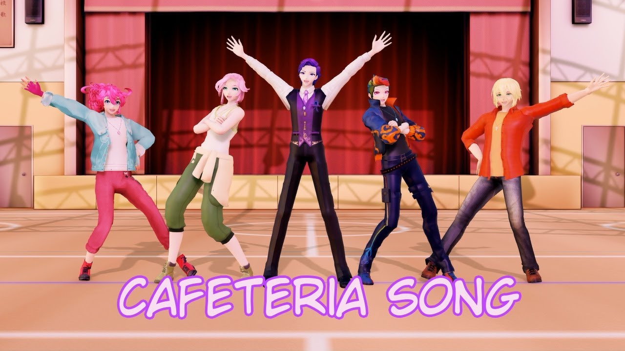 [MMDxMLP] cafeteria song (male cover)