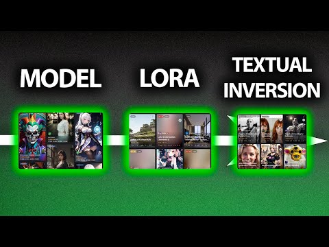 Models vs LoRAs vs Embeddings guide (Stable Diffusion Explained)