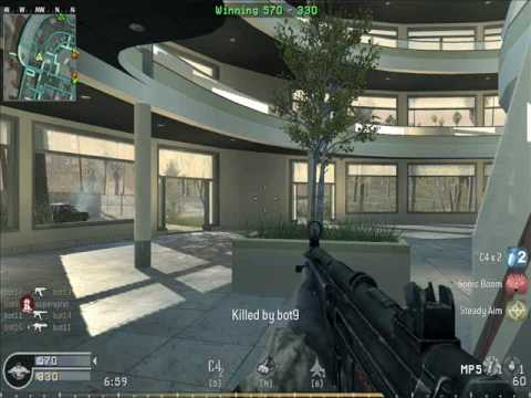 Modern Warfare Pezbots team deathmatch gameplay