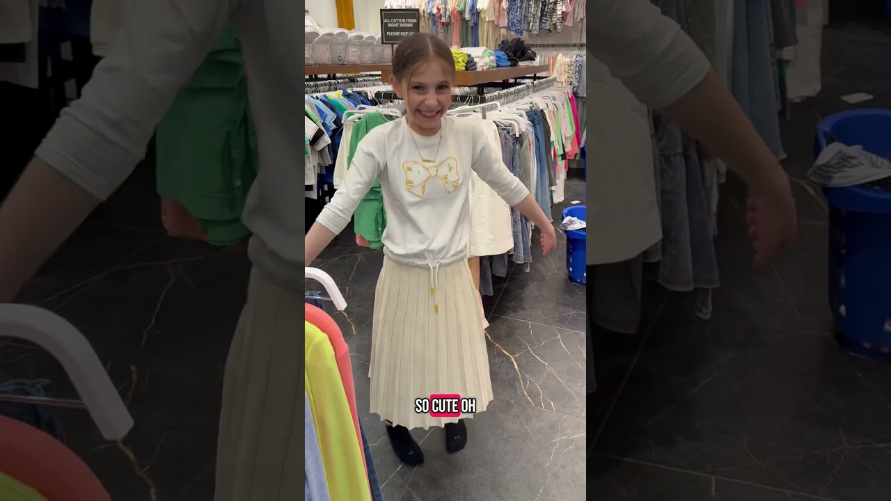 Modest clothing shopping with my 5 girls