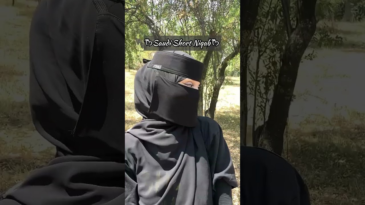ModestMart Saudi Canvas Niqab - Size : 5x12 inches #hijab #hijabfashion  #niqab  #abaya