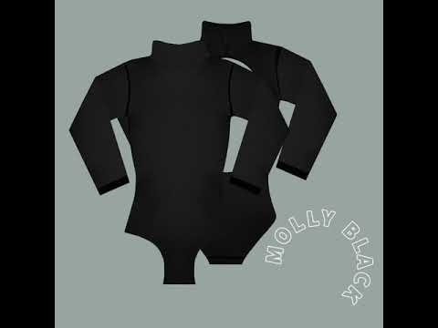 Molly Black Mesh Leotard Animation