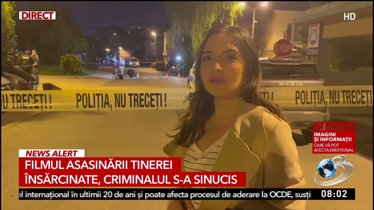 Momentul în care Teodora, tânăra însărcinată, a fost împuşcată în faţa fetiţei sale de 3 ani, filmat