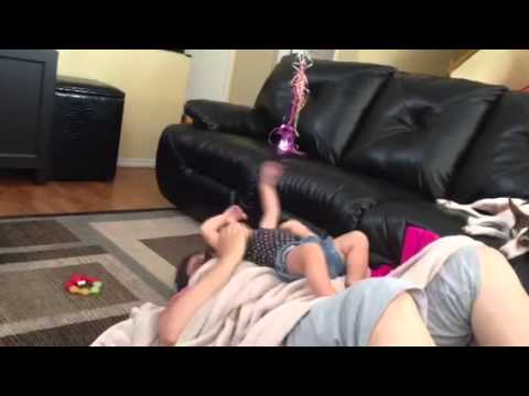 Mommy tickling Sierra