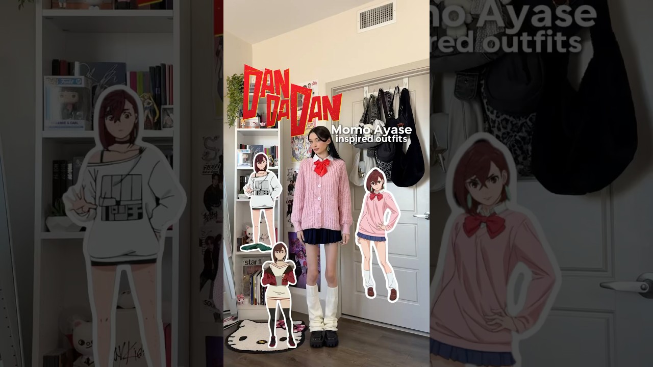 Momo Ayase inspired outfits (Dandadan) 👻👽🛸 #dandadan #momoayase #ayase #anime #cosplay #manga