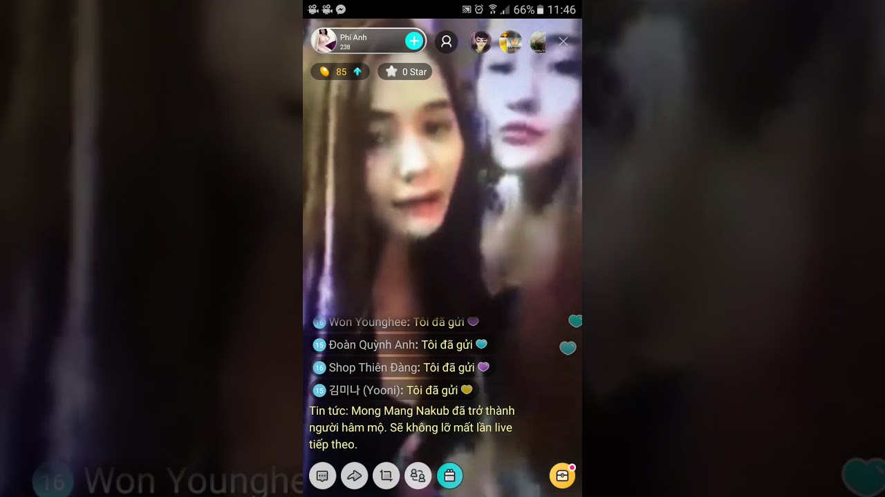 Mon2k ngân 98 quẩy trên bigo