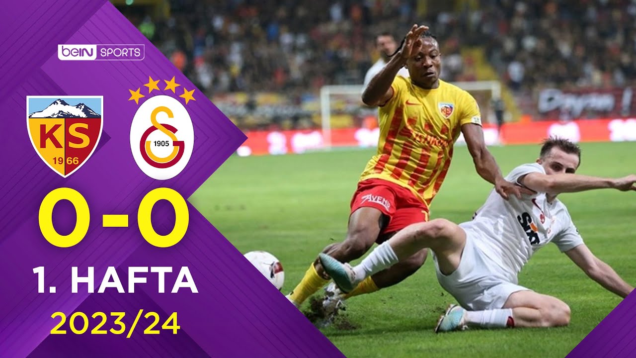 Mondi Home Kayserispor (0-0) Galatasaray | 1. Hafta - Trendyol Süper Lig 2023/2024