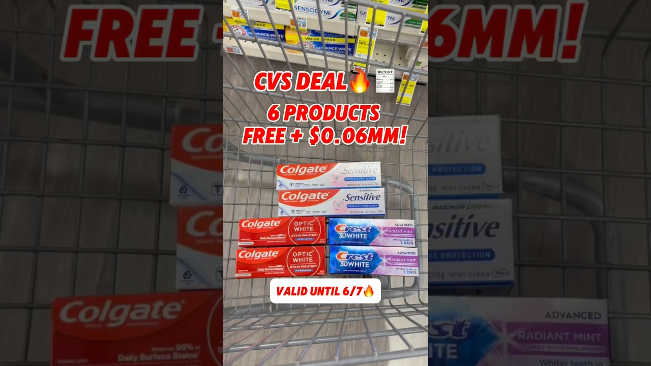 MONEYMAKER ORAL CARE AT CVS😍🔥🏃🏽‍♀️#cvs #cvsdeals #rundeal #moneymaker #couponing