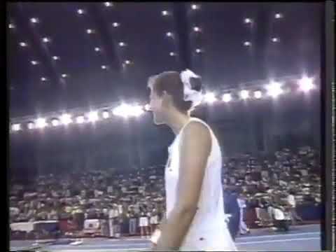 Monica Seles Comeback Exhibition Match Against Mrtina Navartilova 1995 Highlights (Classic Match)