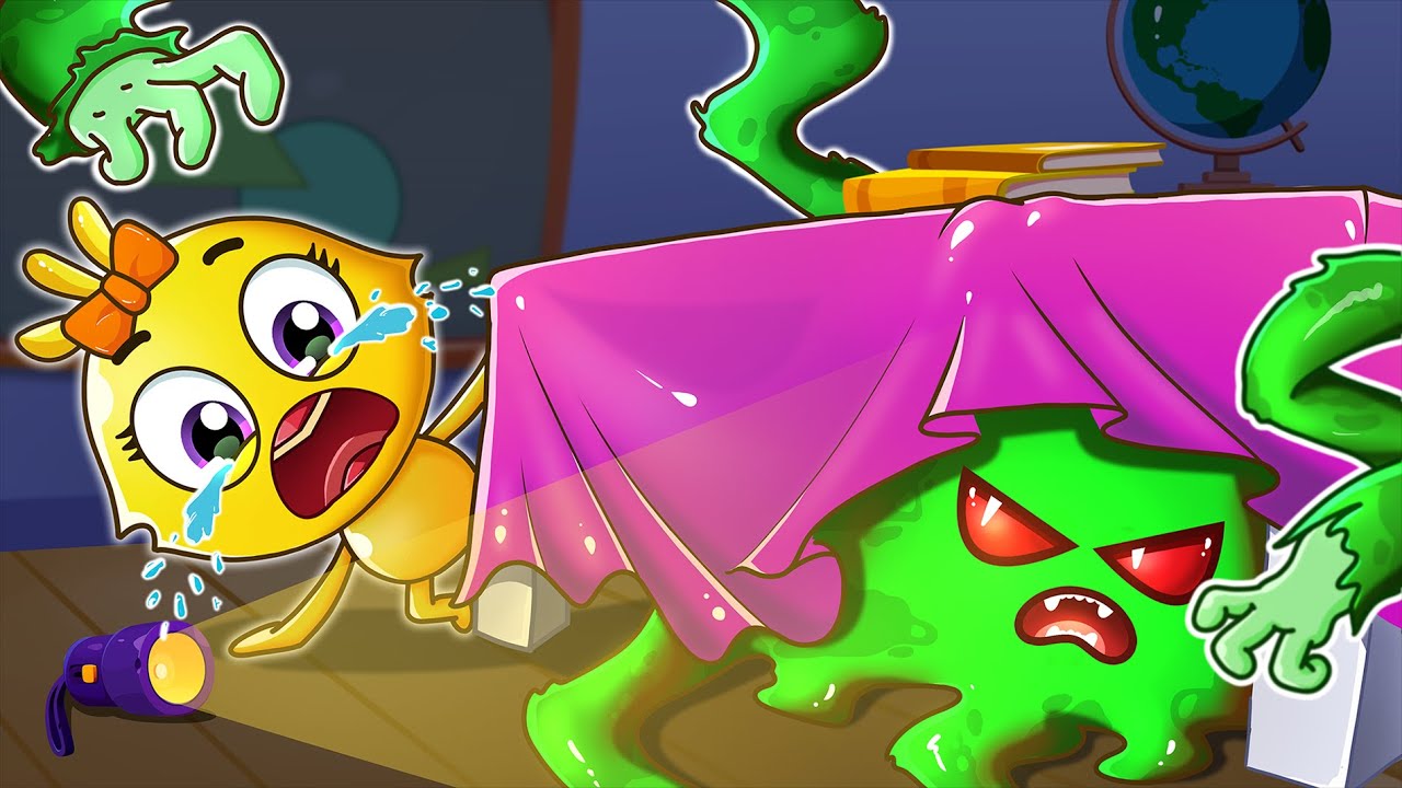 Monsters at School | Funny Kids Songs And Nursery Rhymes by Lamba Lamby