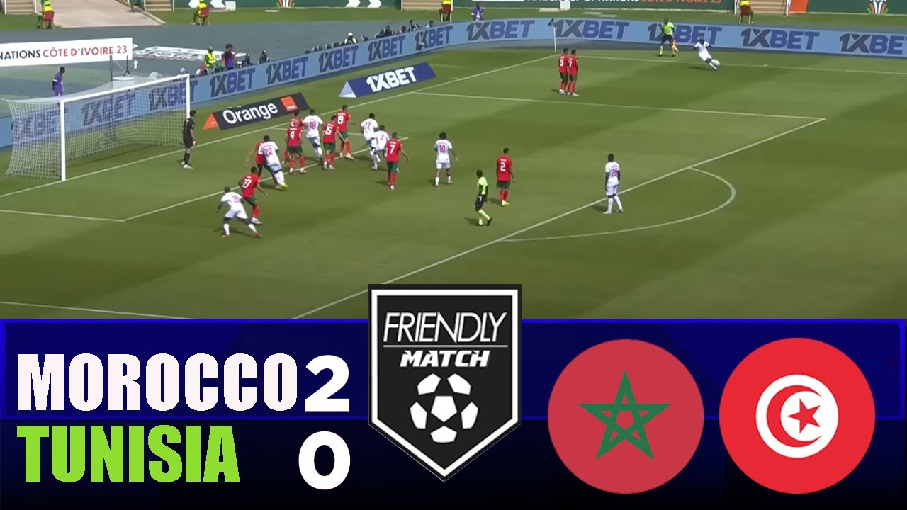 Morocco vs Tunisia (2-0) | International Friendly Match 2025 | Match Highlights