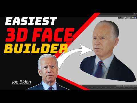 Most Easiest 3d Face Builder | Easy Modeling Tutorial | Being Animator