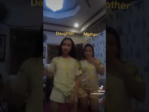 mother and daughter kiss