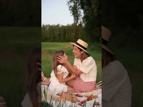 Mother Kissing her Daughter