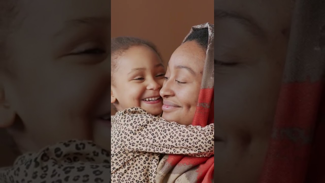 mother love is unconditional | daughter kisses her mother #shorts