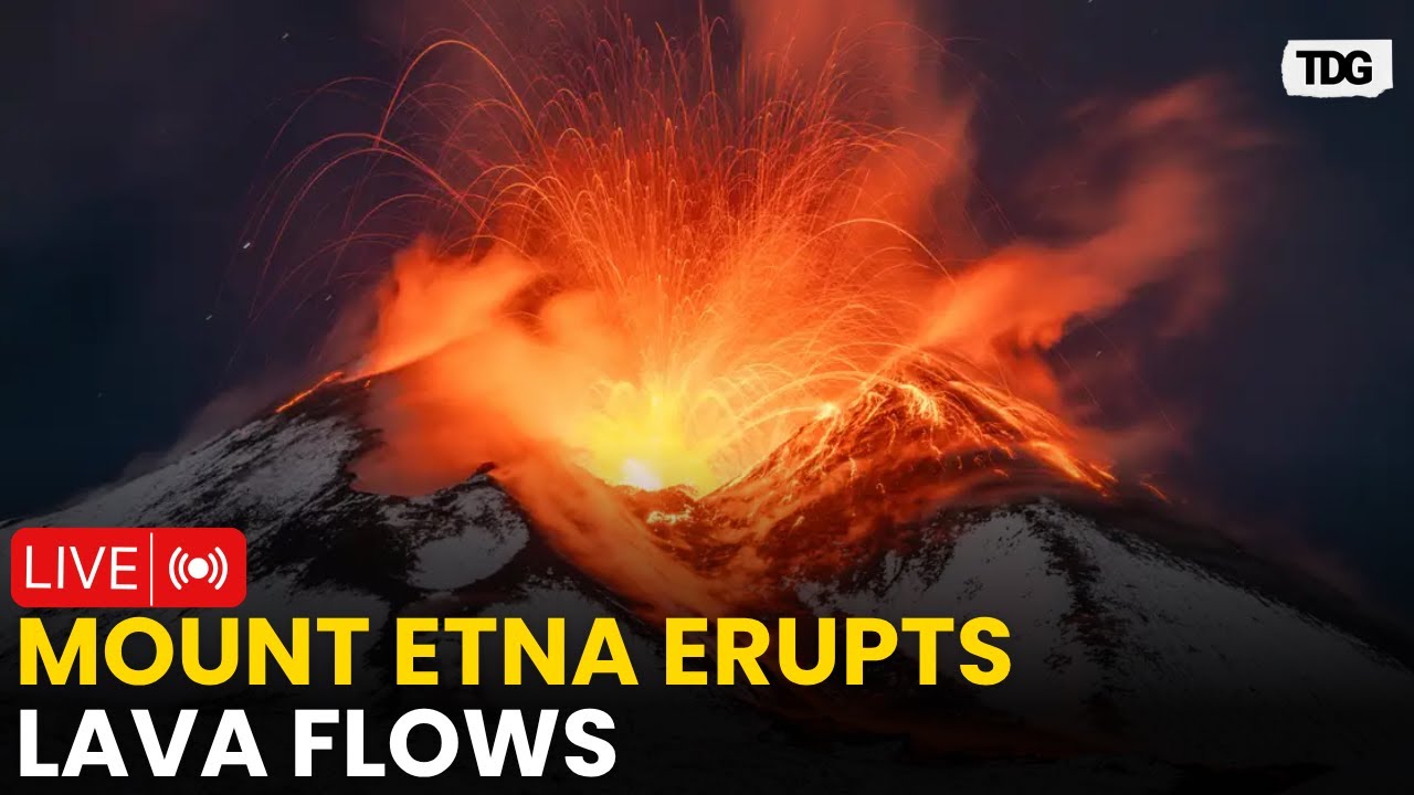 Mount Etna Eruption LIVE: Italy’s Mount Etna Spews Ash and Lava | Italy Volcano | Mount Etna Volcano