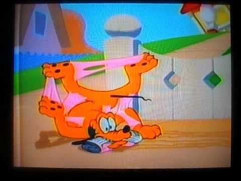 MouseWorks Short:Pluto Gets The Paper-Bubblegum