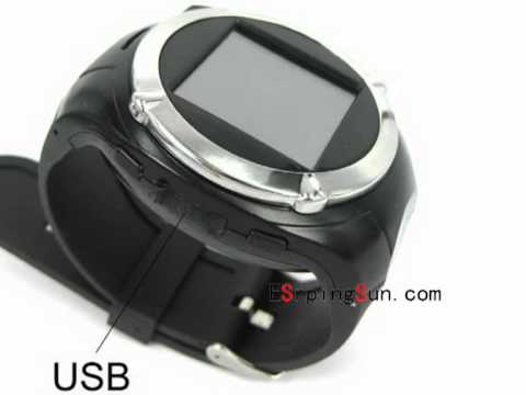 MQ988 Quad Band Spy Camera 1 5 Inch Touch Screen Sports Wrist Watch Cell Phone