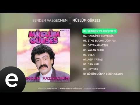 Müslüm Gürses - Senden Vazgeçmem (Official Audio)