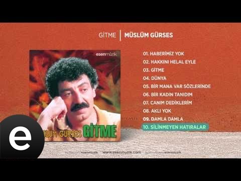 Müslüm Gürses - Silinmeyen Hatıralar (Official Audio)