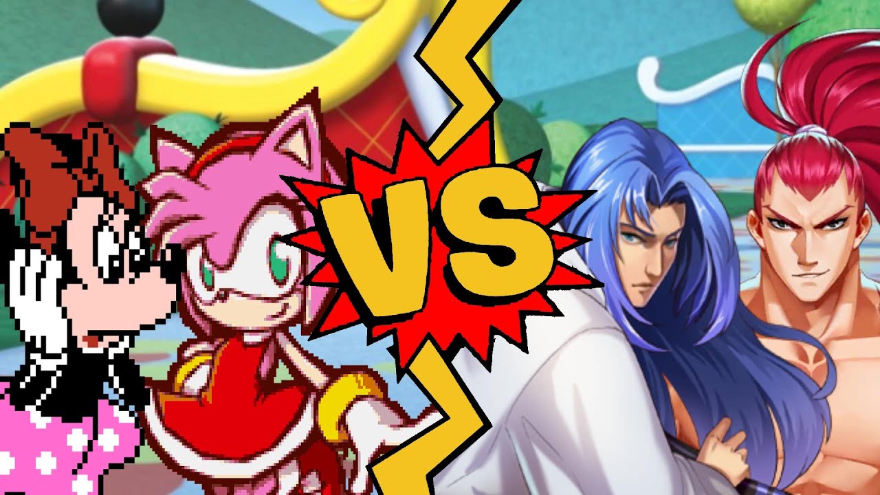 M.U.G.E.N Battles | Minnie Mouse/Amy Rose vs Genjuro Kibagami/Ukyo Tachibana