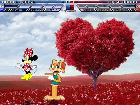 MUGEN Fight - Minnie Mouse vs. Lola Bunny