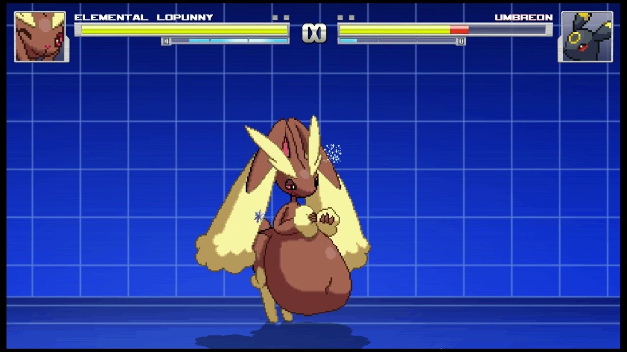 MUGEN Pokemon Vore(ELEMENTAL LOPUNNY)