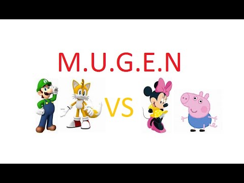 MUGEN: Tails & Super Luigi Vs Minnie Mouse & George Pig