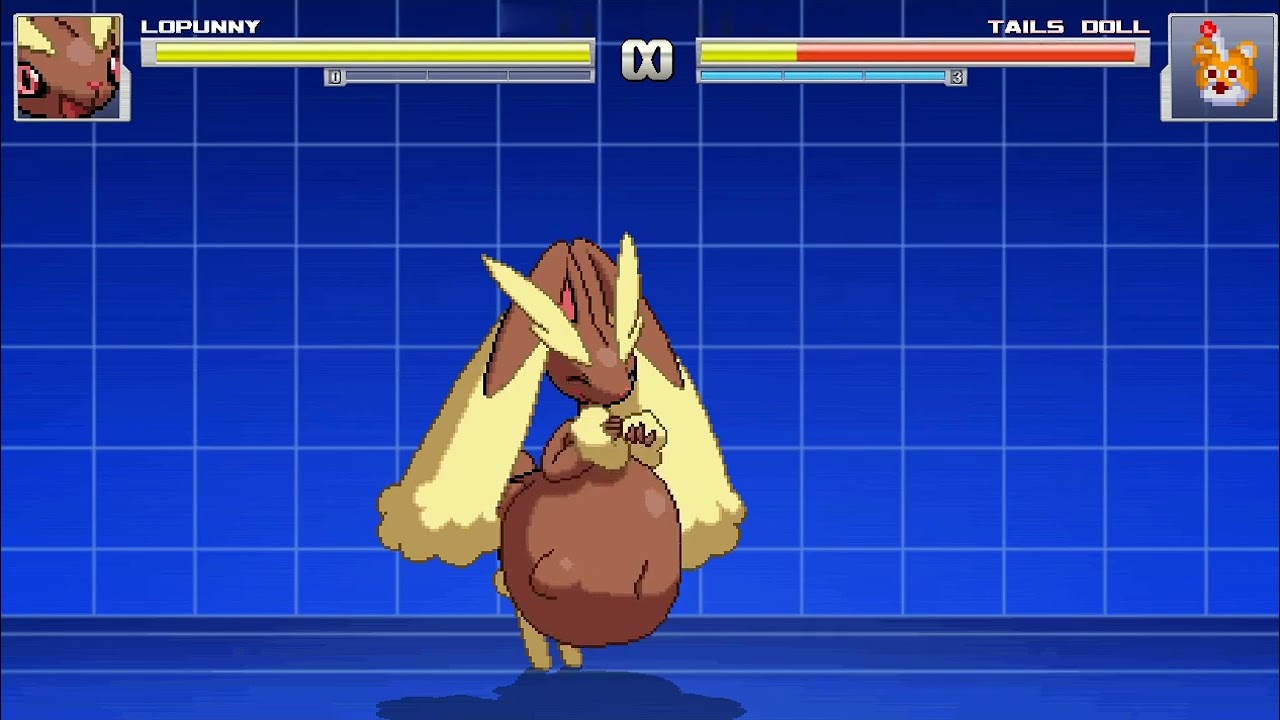 Mugen Vore: Lopunny vs Tails Doll