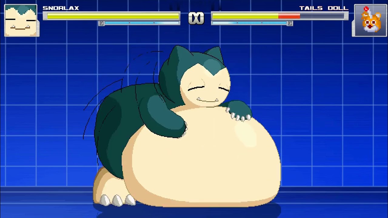 Mugen Vore: Snorlax vs Tails Doll 3