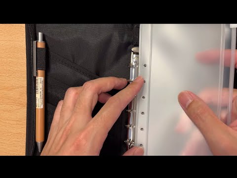 MUJI Passport Case/With Clear Pockets