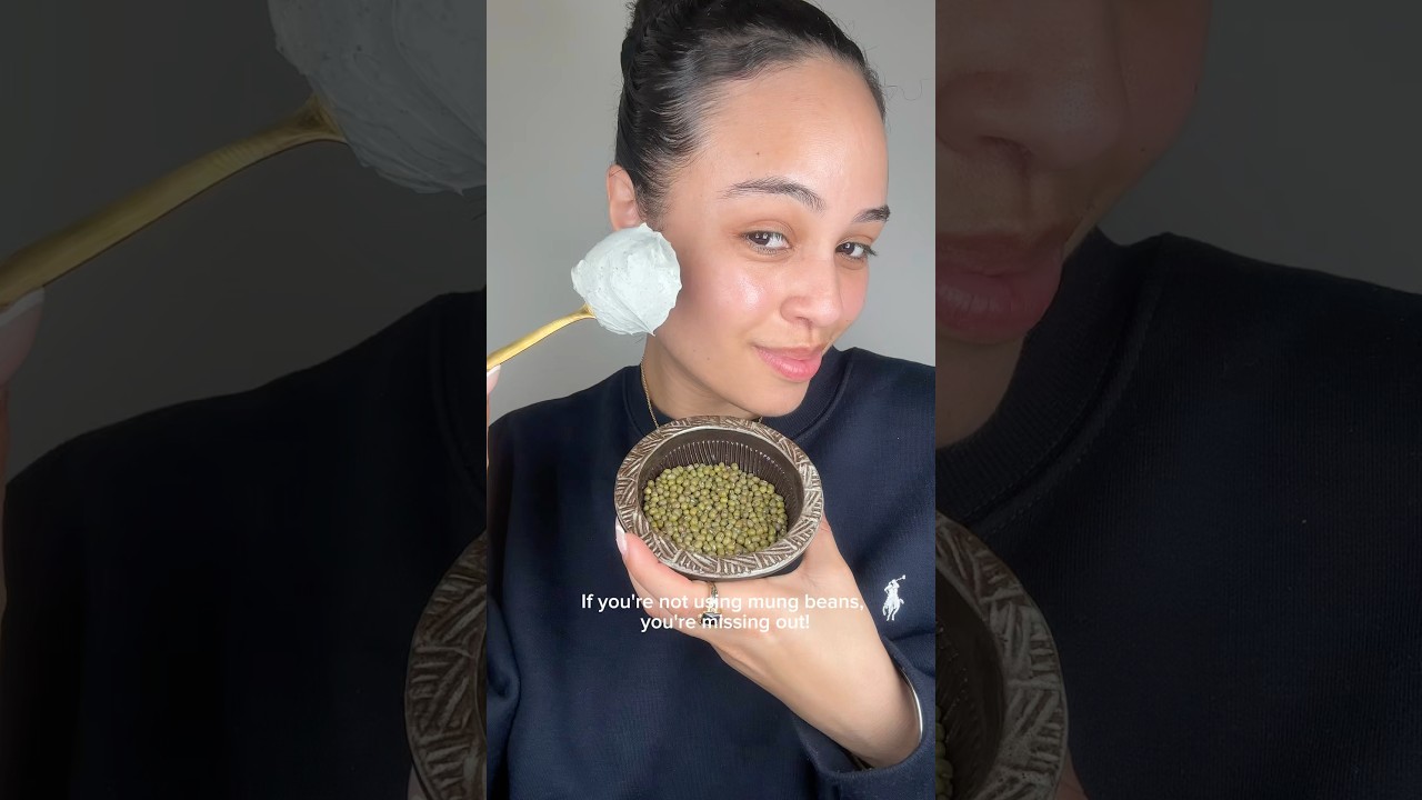 Mung beans on my face 🫠 #beplain #claymask #oliveyoung #kbeauty #blackhead #nose #skincare