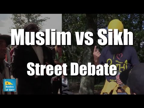 Must Watch! Muslim Vs Sikh - Street Debate
