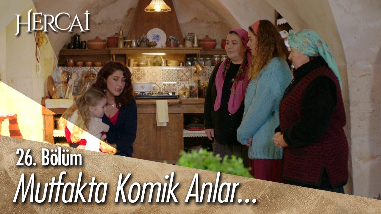 Mutfakta komik anlar! - Hercai 26. Bölüm