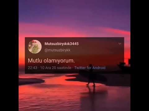 Mutlu olamıyorum...💔WhatsApp durumu için video.
