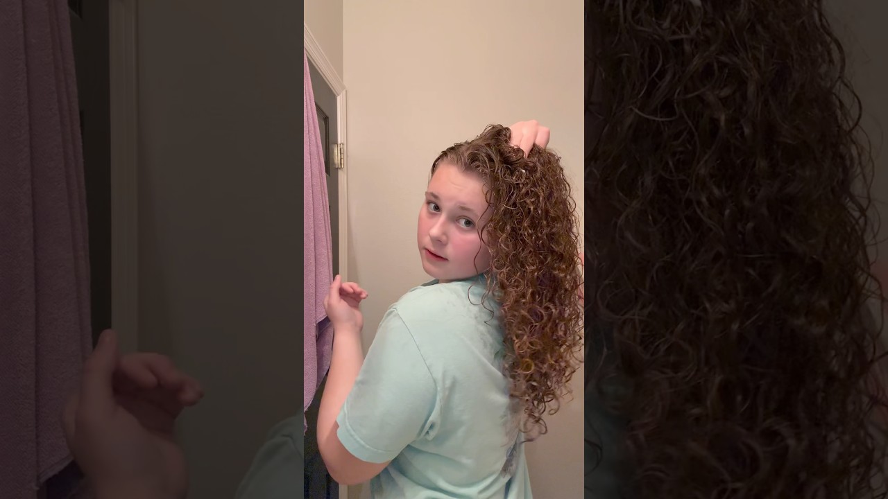 MY CURLY HAIR ROUTINE 👩🏼‍🦱 #curlyhair