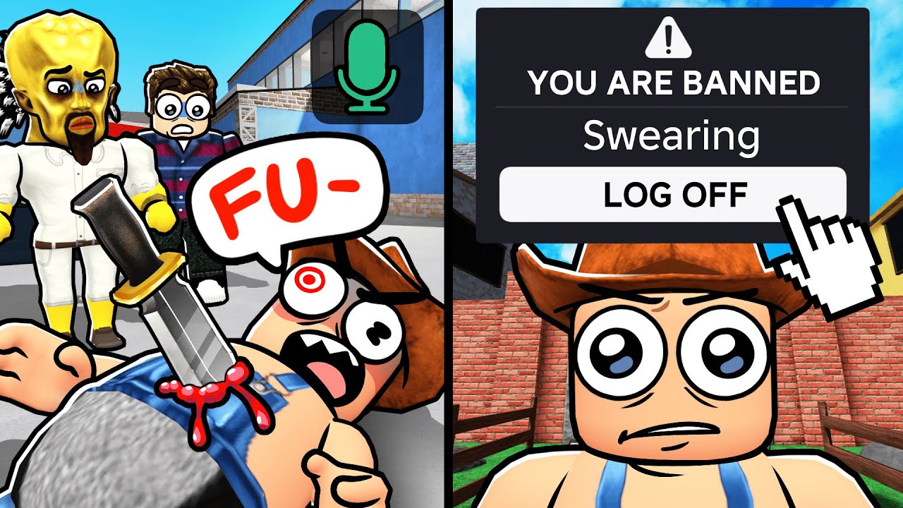 My friends got me BANNED from Roblox...