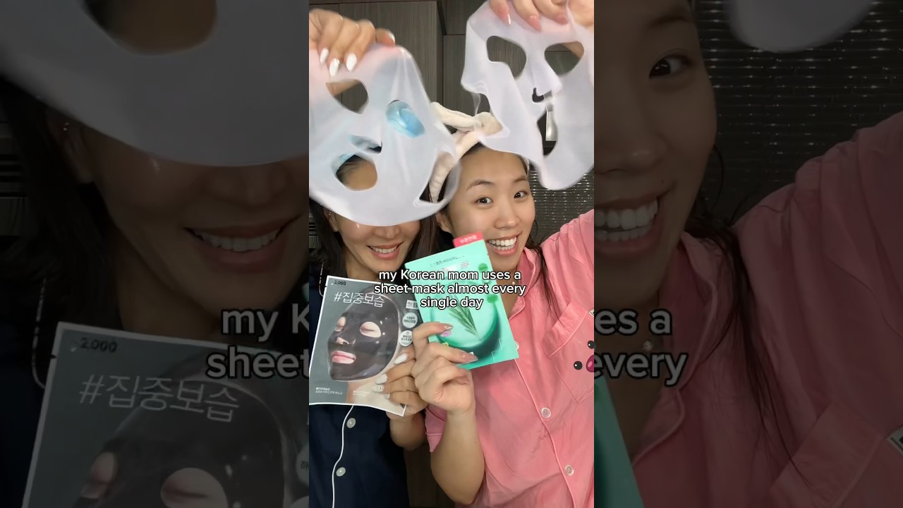 My Korean mom’s sheet mask tips!! #skincare #korean #glowyskin #kbeauty